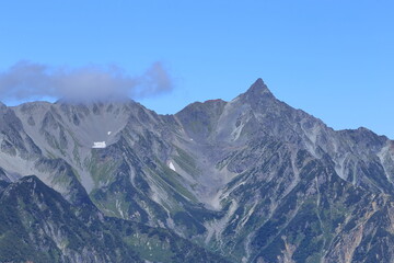 Mt.Yari seen from Mt.Chogatake