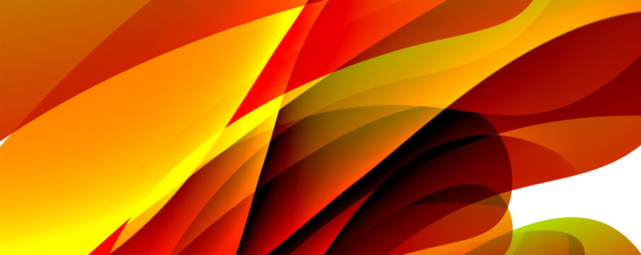 Colorful curve design concept. Vector Illustration For Wallpaper, Banner, Background, Card, Book Illustration, landing page