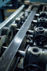 Fototapeta premium An image of a machine with wheels, suitable for various transportation purposes
