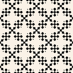 black and white seamless pattern abstract geometric background graphic design print for fabric web page surface textures wrapping paper vector illustration