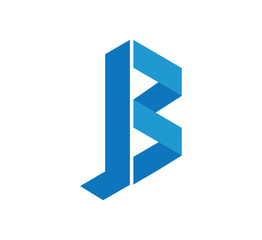 BB letter logo design vector