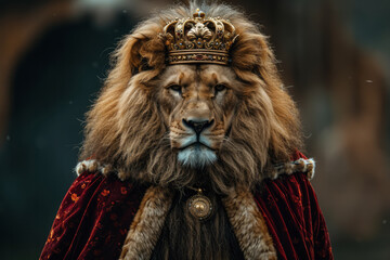 Half lion half human king