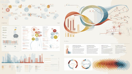 Concept vector illustration of presentation background