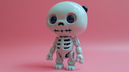 Cute Art Skeleton Figurine - Designer 3D Toy Collectible