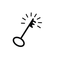 key icon, vector best flat icon.