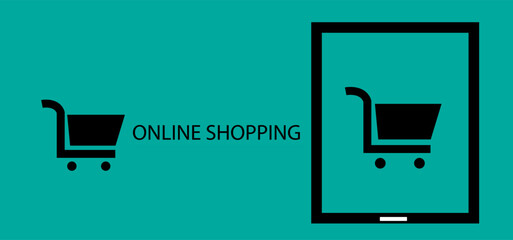 2d illustration online shopping concept