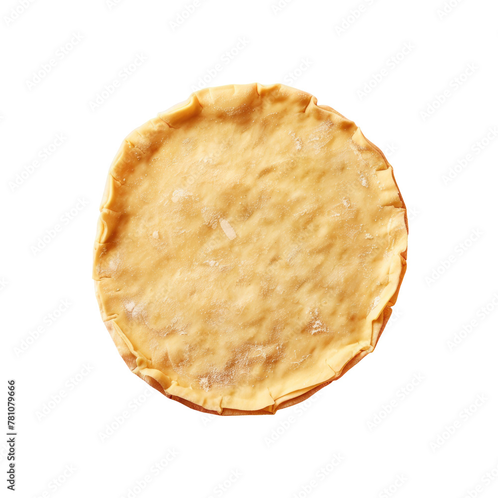 Poster Pie crust on transparent background with Transparent Background