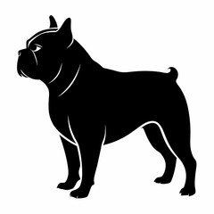 Bold Bulldog Silhouette Perfect Pet Accessory for Dog Lovers