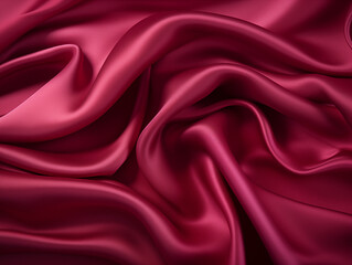 Abstract luxury red silk texture background banner