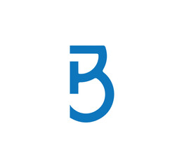 B letter logo design vector