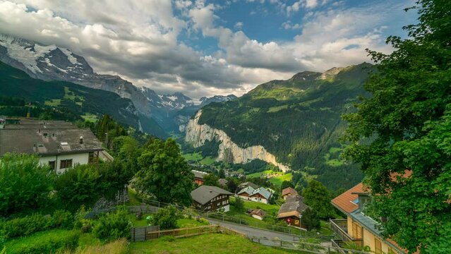 Timelapse - Lauterbrunnen Valley in Summer
