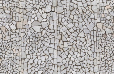 Seamless high-resolution texture of white stone fragments - 781084010