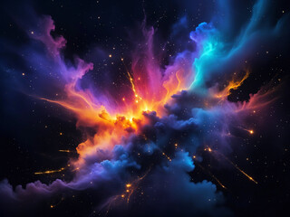 cosmic colors background