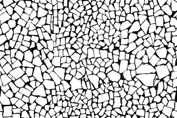 Seamless high-resolution texture of white stone fragments