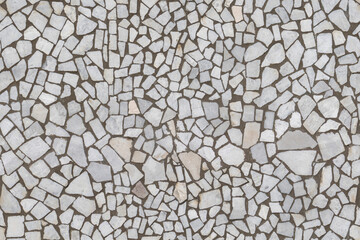 Seamless high-resolution texture of grey stone fragments - 781085615