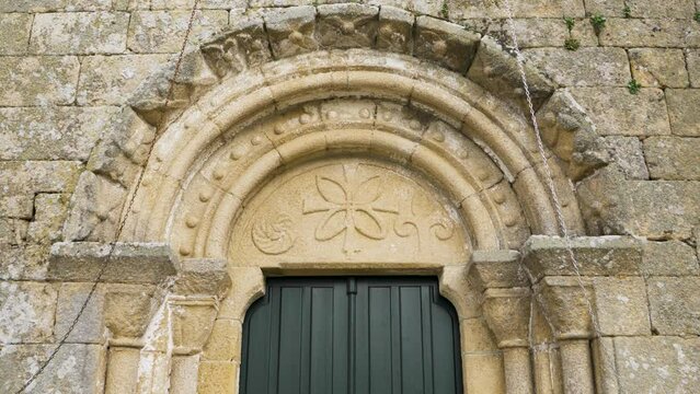 San Juan de Cortegada Church Arch Detail, Spain