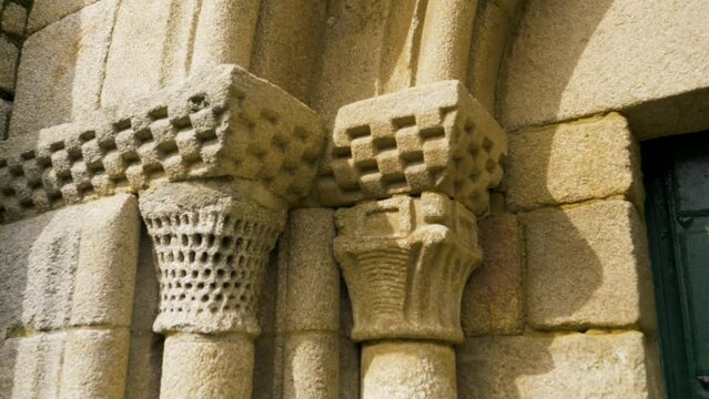 Carved Stonework on Santa Maria de Codosedo