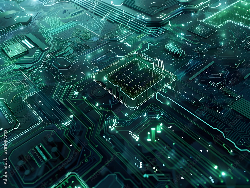 Poster modern tech backdrop, concept of technology with connection and data base