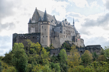 The Vianden Castle in Luxembourg