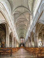 Saint Louis Cathedral in Blois - obrazy, fototapety, plakaty