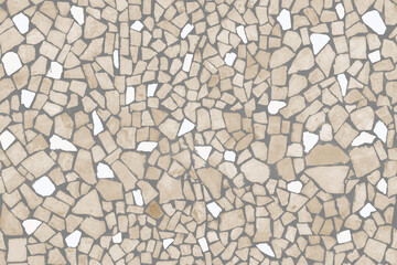Seamless high-resolution texture of biege stone fragments - 781087659