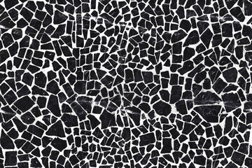 Seamless high-resolution texture of black stone fragments