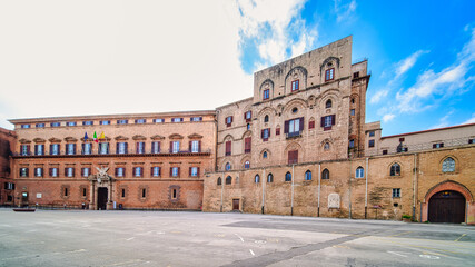 Palace of the Normanni or royal palace in Palermo
