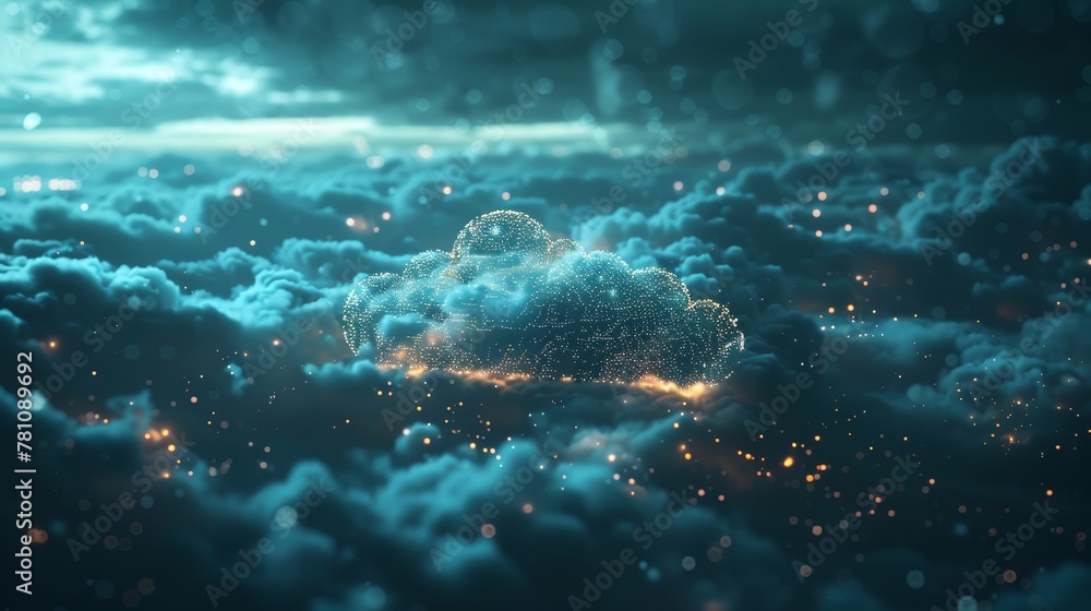 Poster cloud computing: a network of servers and devices interconnected through cloud technology