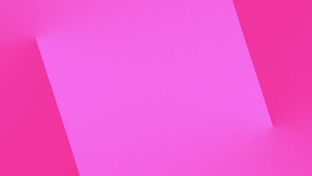 Blue diagonal moving lines on pink background. Abstract pink video background