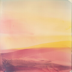 Obraz na płótnie Canvas Warm Summer Sunset Abstract Landscape Horizon