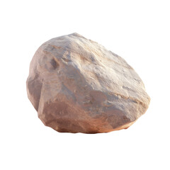 A close up of a rock on a Transparent Background