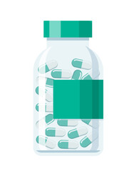 Medicine bottle capsules