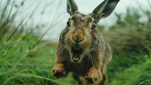 Angry bunny.