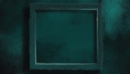 turquoise color hand drawn frame illustration grunge effect