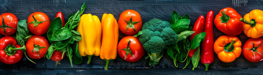 different varieties of vegetables