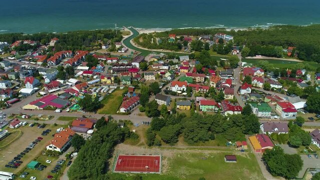 Beautiful Landscape Rowy Piekny Krajobraz Aerial View Poland