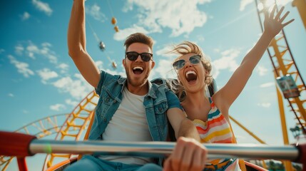 A breathtaking roller coaster ride for two. fun first date activities for men and women in summer