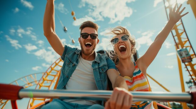 A breathtaking roller coaster ride for two. fun first date activities for men and women in summer