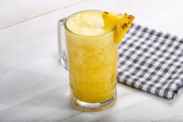 Sweet fresh vitamin pineapple juice