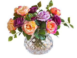 Obraz na płótnie Canvas Rose Flowers in Floral Arrangement Studio Shot