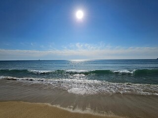 Beach, sea, sky, sun