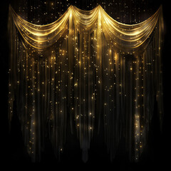 Golden Light Curtain