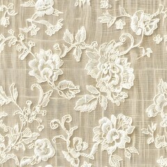 detailed lace seamless pattern