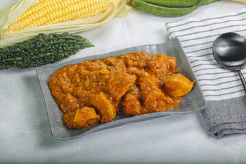 Indian cuisine - Kadai chicken masala