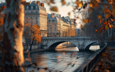 Picturesque Paris street view, shallow depth of field - France tourism, urban exploration