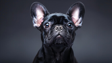 A French Bulldog with an adorable expression