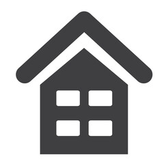 Home house icon button