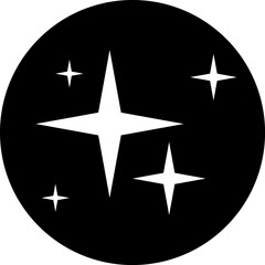 Star icon vector. Twinkling star illustration sign. Sparkles symbol. Shining burst logo.