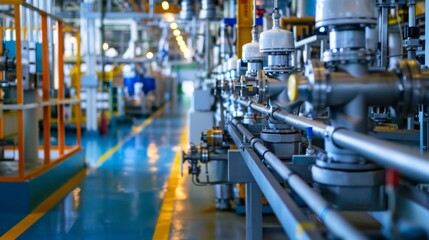 Automated Production Line at a Modern Factory