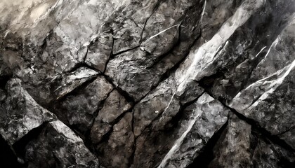 a wall of grey stone with a black top and a white line background generative ai